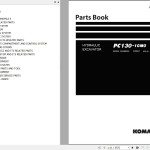 Komatsu PC130-10M0 Parts Book FENC0063-02