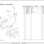 Komatsu PC130-10M0 Parts Book FENC0063-02