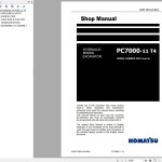 Komatsu PC Series Mining Excavator 2.38 GB 2024 PDF Shop Manual