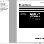 Komatsu PC Series Mining Excavator 2.38 GB 2024 PDF Shop Manual