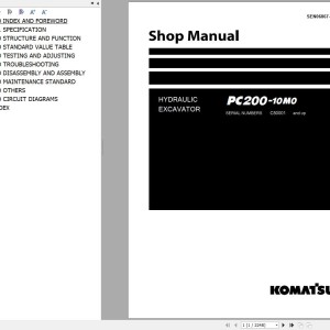 Komatsu PC200-10M0 Shop Manual SEN06867C-07