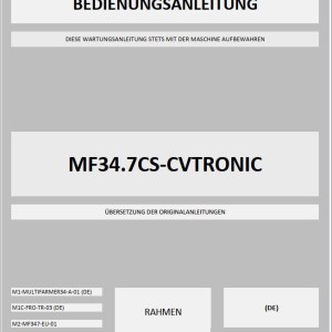 Merlo 2024 MF34.7 MF34.9 Service Manual, Electrical & Hydaulic Schematic