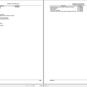 Komatsu PC2000-11R 30001 Up Parts Catalog