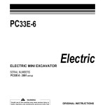 Komatsu PC33E-6 Operation Maintenance Manual EENAM04240