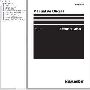 Komatsu 114E-3 Series Shop Manual KPBM016911