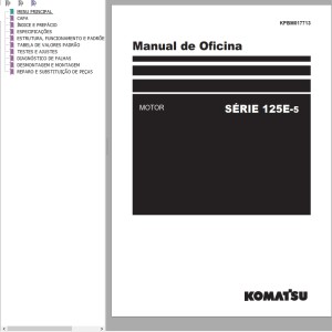 Komatsu 125E-5 Series Shop Manual KPBM017713