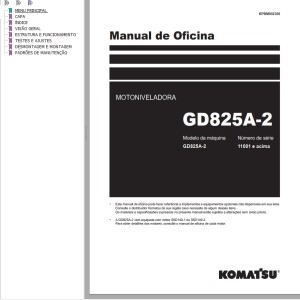 Komatsu GD825A-2 Shop Manual KPBM002308