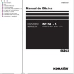 Komatsu PC130-8 Shop Manual KPBM376307