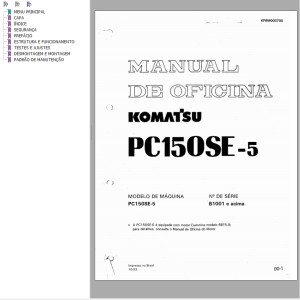 Komatsu PC150SE-5 Shop Manual KPBM000700