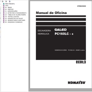 Komatsu PC160LC-8 Shop Manual KPBM456609