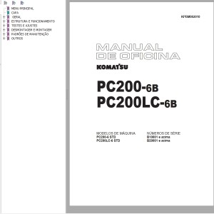 Komatsu PC200-6B PC200LC-6B Shop Manual KPBM002010