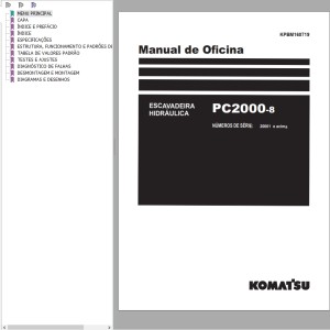 Komatsu PC2000-8 Shop Manual KPBM160719