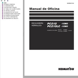 Komatsu PC210-10M0 PC210LC-10M0 Shop Manual KBPM670100