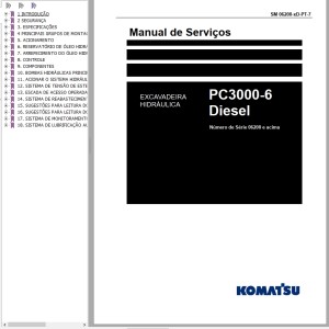 Komatsu PC3000-6 Service Manual GZPBM06208-7
