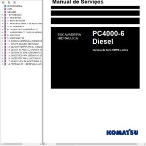Komatsu PC4000-6 Service Manual SM08199-xD-PT-2