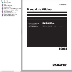 Komatsu PC78US-8 Shop Manual KPBM0454304