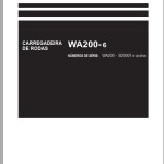 Komatsu WA200-6 Shop Manual KPBM529201