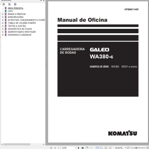 Komatsu WA380-6 Shop Manual KPBM011405