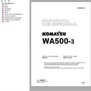 Komatsu WA500-3 Shop Manual KPBM009014