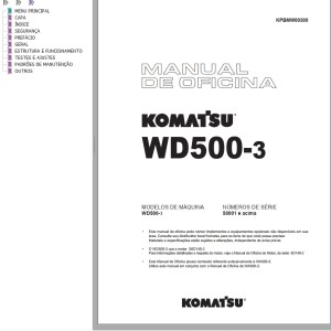 Komatsu WD500-3 Shop Manual KPBMW00300