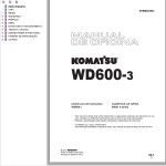 Komatsu WD600-3 Shop Manual KPBM022903
