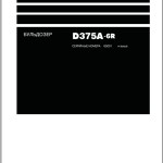 Komatsu D375A-6R Shop Manual SRU05214-01