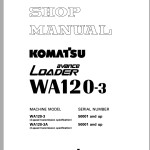 Komatsu WA120-3 Shop Manual SRBM005705K