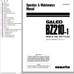 Komatsu BZ210-1 Operation and Maintenance Manual SEAM048202T