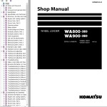 Komatsu WA800-3E0 WA900-3E0 Shop Manual SEN02034-23