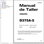 Komatsu D375A-5 Shop Manual GSBM023505