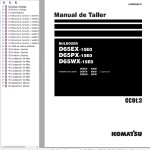Komatsu D65EX-15E0 D65PX-15E0 D65WX-15E0 Shop Manual GSN00046-07