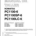 Komatsu PC1100-6 PC1100SP-6 PC1100LC-6 Shop Manual GSBM014206