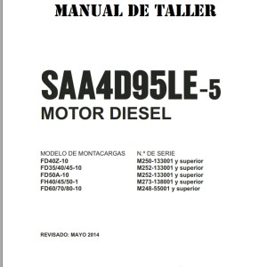 Komatsu SAA4D95LE-5 Shop Manual SM204S