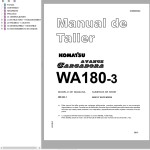 Komatsu WA180-3 Shop Manual GSBM005804