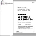 Komatsu WA200-5 WA200PT-5 Shop Manual GSBM033306