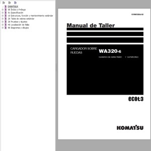 Komatsu WA320-6 Shop Manual GSN03284-02