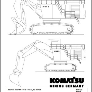 Komatsu 18H5-S 06128 Spare Parts Catalog