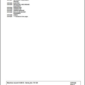 Komatsu 28H5-S 78120 Spare Parts Catalog