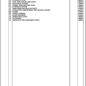 Komatsu D61EX-15E0-BW B45001 Up Spare Parts Catalog