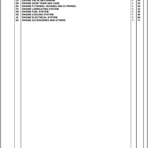 Komatsu Engine SAA6D125E-5A 560004 Up Standard Machine Spare Parts Catalog