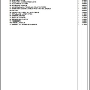 Komatsu PC240LC-11 CMO K73001 Up Spare Parts Catalog