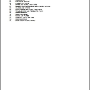 Komatsu PC240LC-8 B10001 Up Spare Parts Catalog