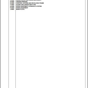 Komatsu PC26MR-3 F30003 And Up Spare Parts Catalog