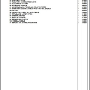 Komatsu PC290LC-11 CMO K73001 Up Spare Parts Catalog