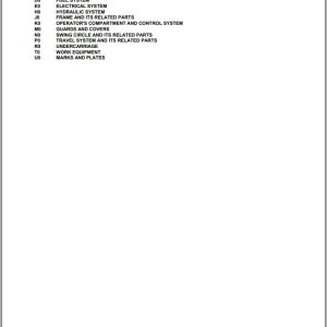 Komatsu PC350LC-8 B10001 Up Spare Parts Catalog