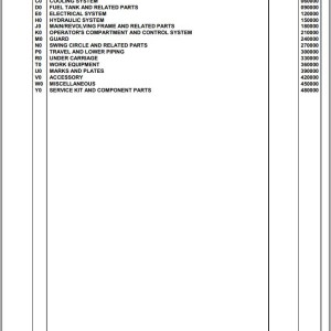 Komatsu PC450-7K K40001 Up Spare Parts Catalog