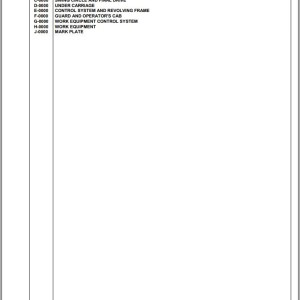 Komatsu PC95R-2 USA 21D5220001 Up Spare Parts Catalog
