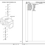 Komatsu SK815-5 turbo USA 37BTF00003 Up Spare Parst Catalog