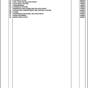 Komatsu WA250PT-5L A79001 Up Spare Parts Catalog