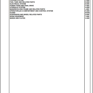 Komatsu WA470-6 A45001 Up Spare Parts Catalog